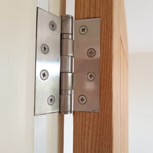 Inch Solid Brass Ball Bearing Door Hinges with Square Corners - Image 2