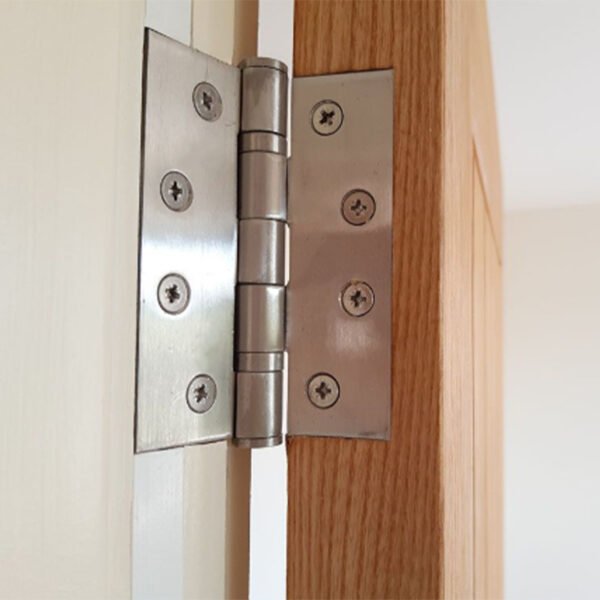 Inch Solid Brass Ball Bearing Door Hinges with Square Corners - Image 2