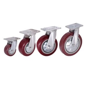 Customized Durable PVC PP Industrial Caster Wheel For Trolley - Image 2