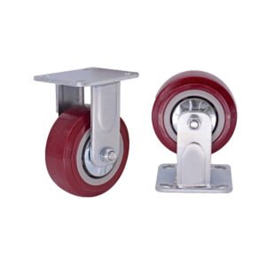 Customized Durable PVC PP Industrial Caster Wheel For Trolley - Image 3