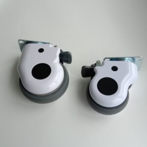 125MM Plastic Castor Bolt Hole Castor for Commade Chair Medcasters - Image 3