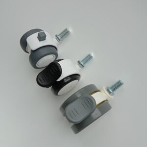 3 Inch Medical Caster Pu Material Hospital Bed Wheels
