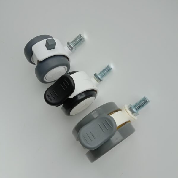 3 Inch Medical Caster Pu Material Hospital Bed Wheels