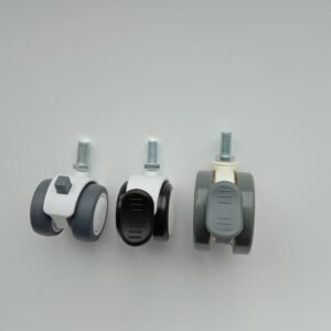3 Inch Medical Caster Pu Material Hospital Bed Wheels