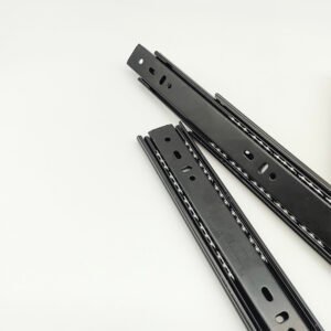 800mm Drawer Runners 3 Fold Damper Basket Drawer Slides Hardware Furniture - Image 4