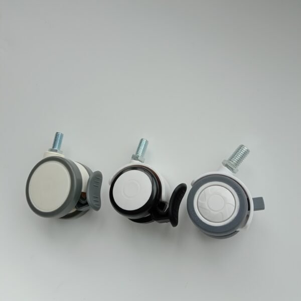 Hot Selling PP Brake Double Disc Hospital Bed Accessories Caster Medical - Image 3