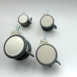Hot Selling PP Brake Double Disc Hospital Bed Accessories Caster Medical