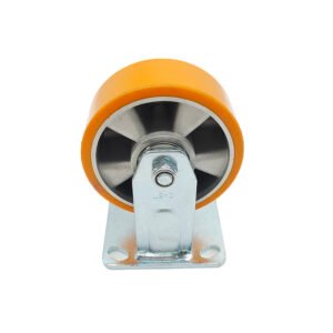 6 Inch Swivel Wear Resistant Rubber Heavy Duty Wheels - Image 3
