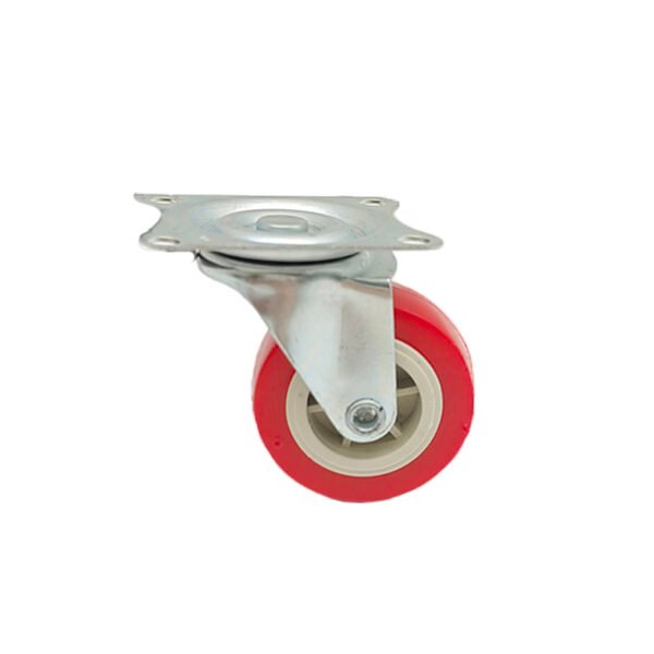 Pu Shaped Wheels Furniture Industrial Casters With Locks - Image 2