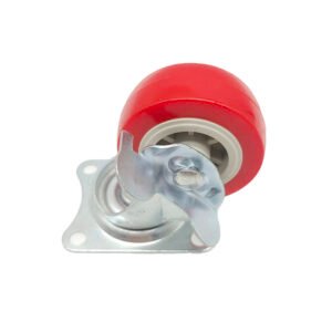 Pu Shaped Wheels Furniture Industrial Casters With Locks - Image 3