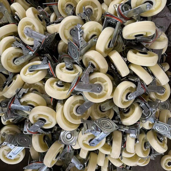 4/5/6/8 Inch Rubber Industrial Castor Wheels - Image 4