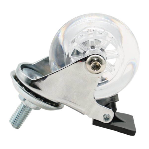Silent 2/3/4 Inch Pvc Pu Material Industrial Caster Wheels - Image 3