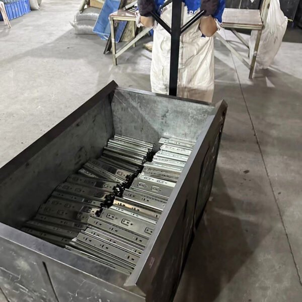 Soft Close Full Extension Stainless Steel 22 Inch Drawer Slides - Image 2