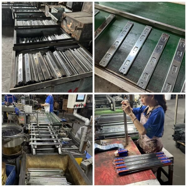 Soft Close Full Extension Stainless Steel 22 Inch Drawer Slides - Image 3