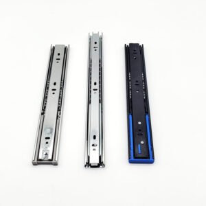 Soft Closing Push Open Full Extention Hardware Ball Bearing Telescopic Drawer Slide - Image 2