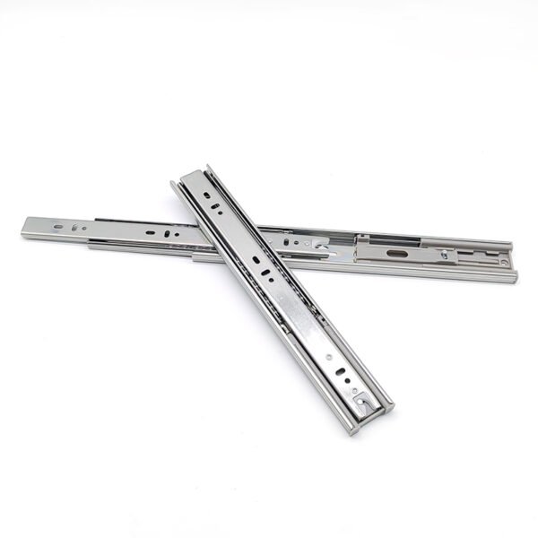 Furniture 53mm Width 3 Fold Ball Bearing cabinet slides - Image 2