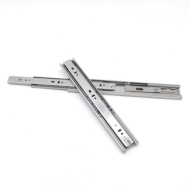 Furniture 53mm Width 3 Fold Ball Bearing cabinet slides - Image 2