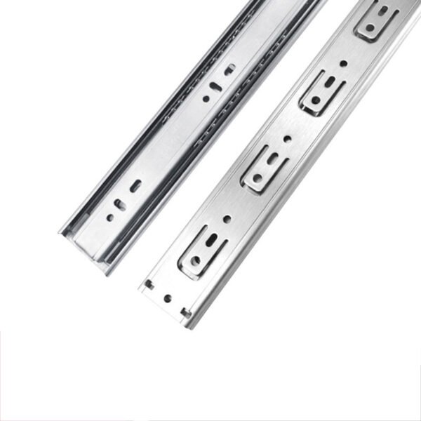 Furniture 53mm Width 3 Fold Ball Bearing cabinet slides - Image 4