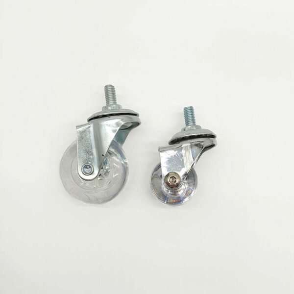 2-Inch black cabinet casters coffee table heavy duty furniture casters - Image 3