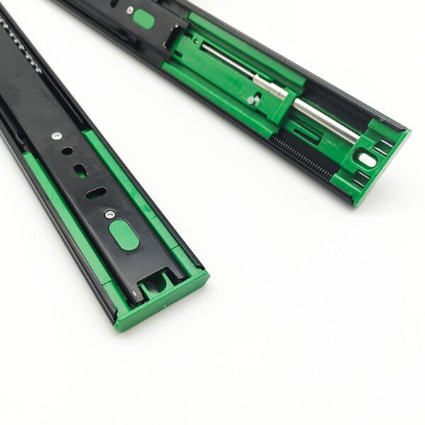 Furniture hardware full extension drawer slides with double spring