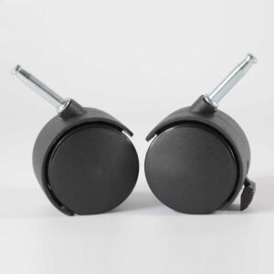 Locking industrial swivel top plate furniture caster wheel - Image 3