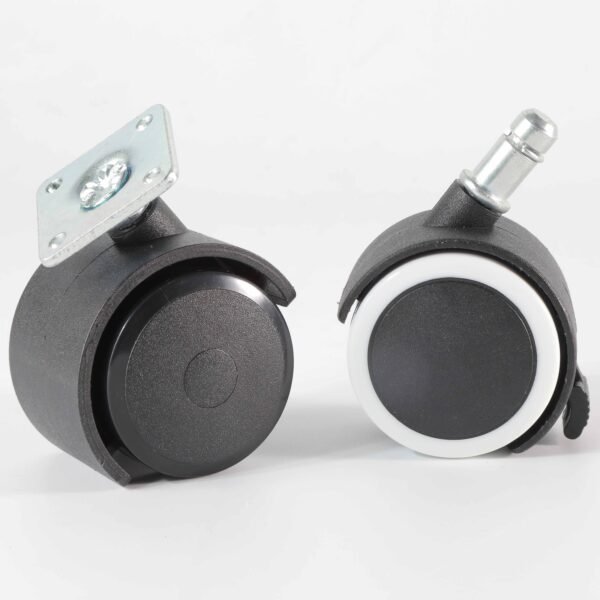 Locking industrial swivel top plate furniture caster wheel