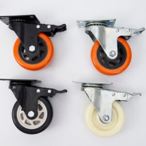 Factory price plastic 2 inch twin furniture caster wheels - Image 2