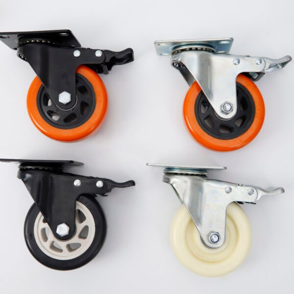Factory price plastic 2 inch twin furniture caster wheels - Image 2