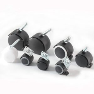 1.5 Inch furniture moving casters With Brake Splint Caster - Image 2