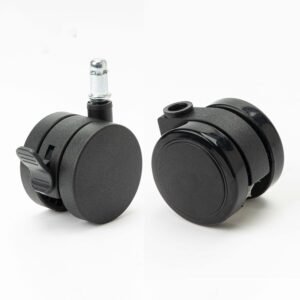 1.5 Inch furniture moving casters With Brake Splint Caster - Image 3