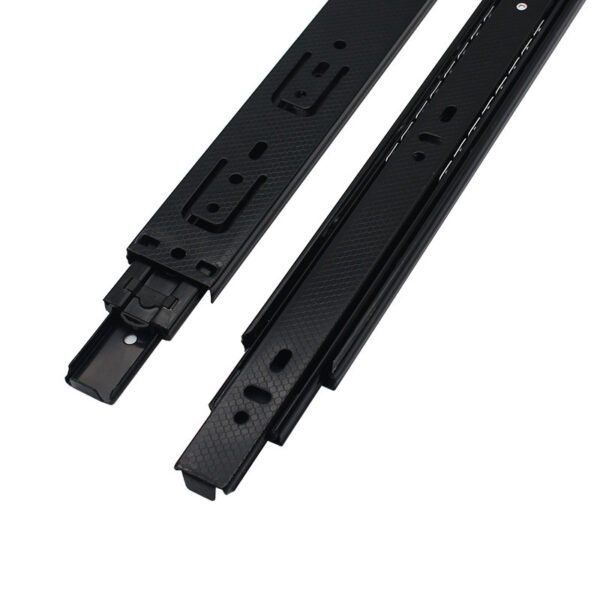 Ball Bearing Drawer Runners Soft Close 45mm Kitchen Telescopic Drawer Slide Rail