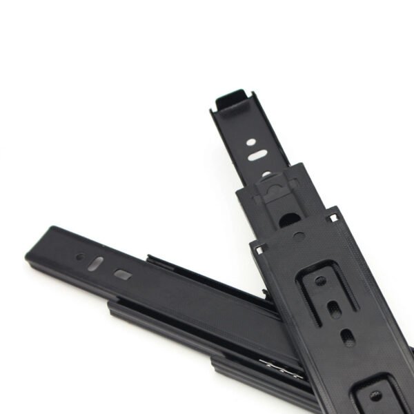 High quality 3-Fold Full Extension Ball Bearing Self Closing Drawer Slides - Image 3