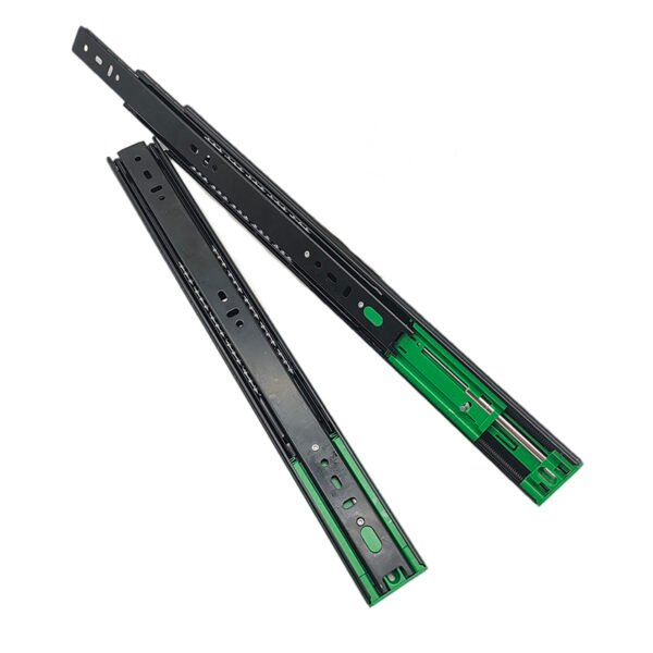35mm Ball Bearing Telescopic Channel Drawer Slides Self Closing  - Image 3