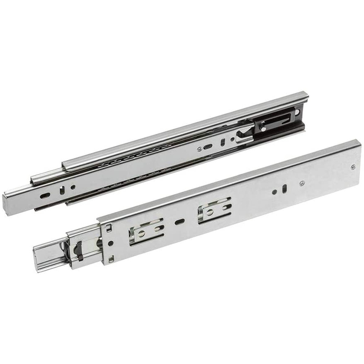 800mm Drawer Runners 3 Fold Damper Basket Drawer Slides Hardware Furniture