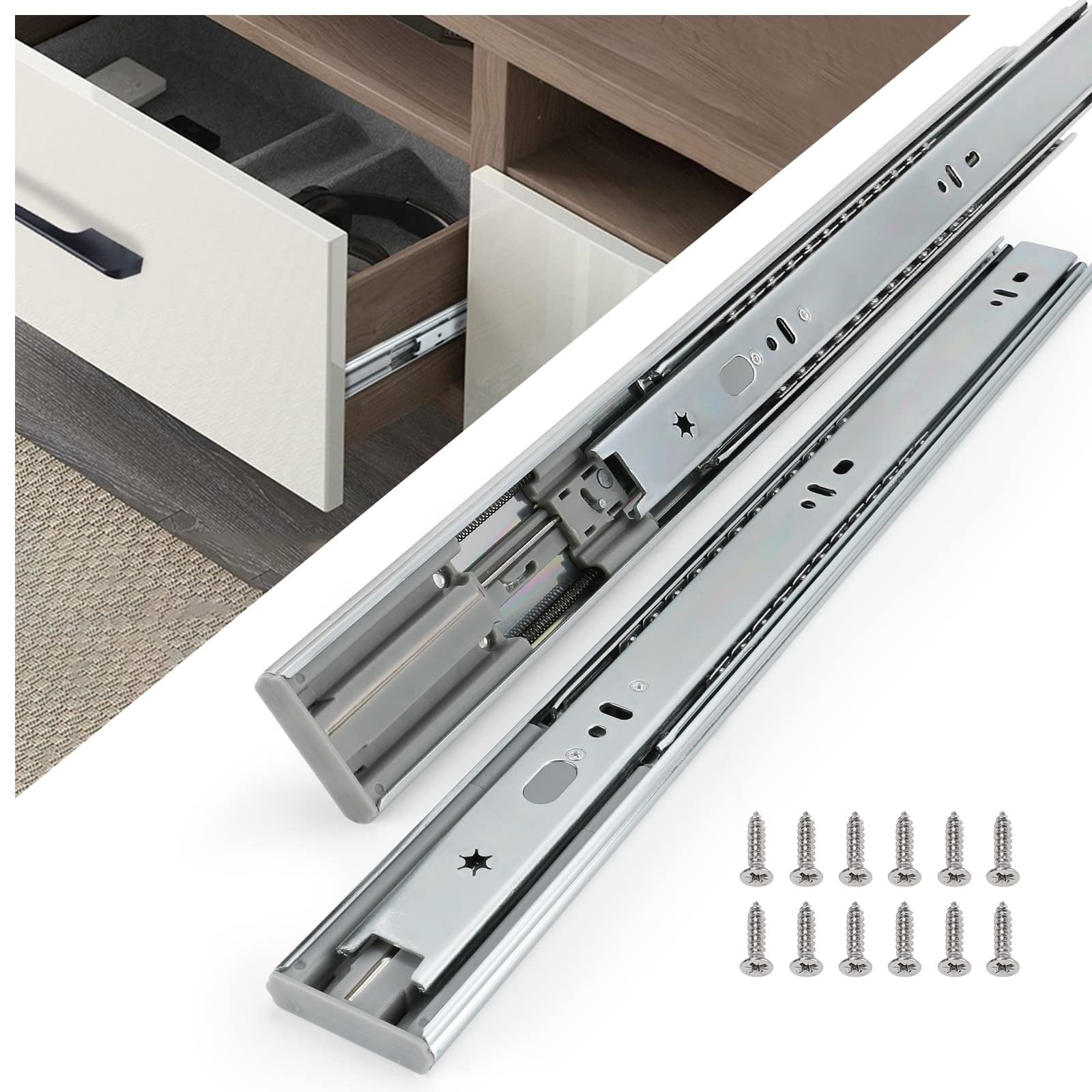Mini ball bearing drawer slides