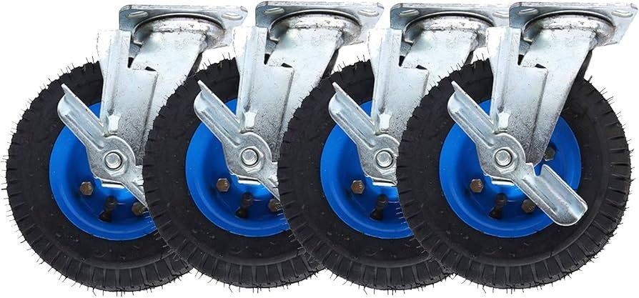 rubber caster wheels