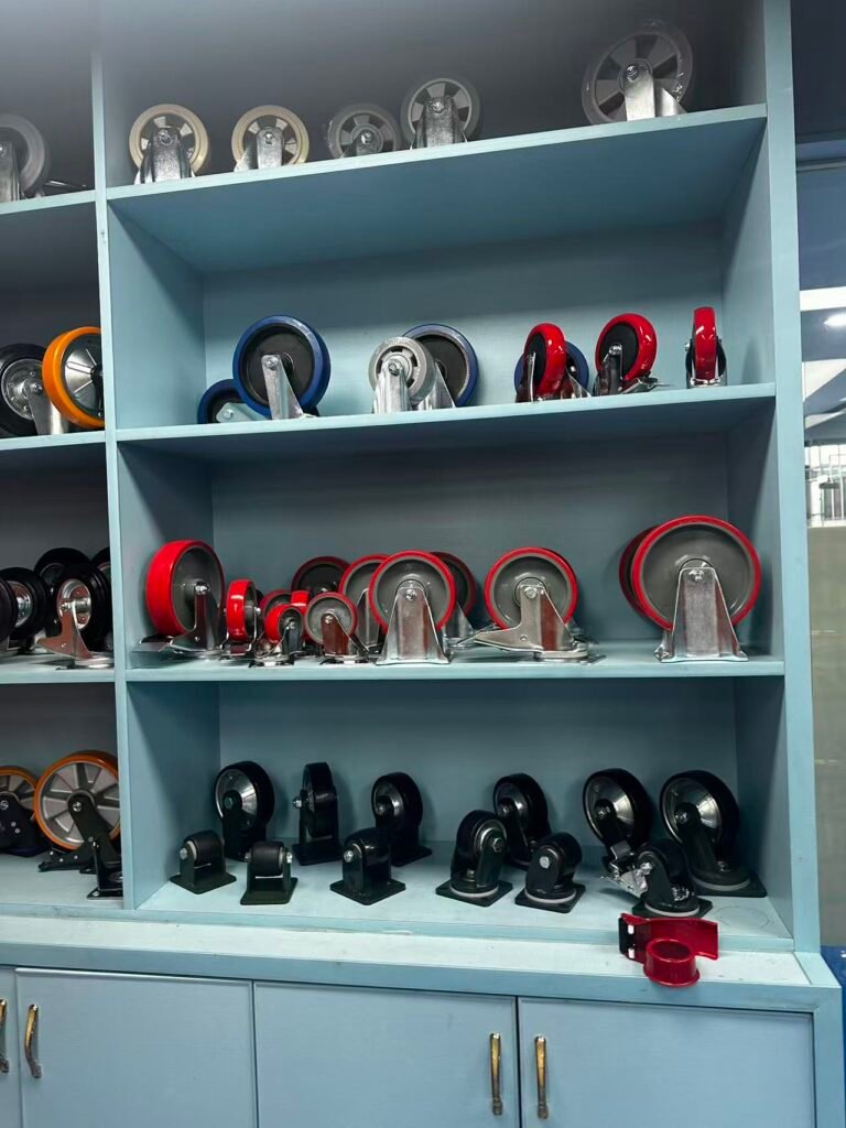 6-inch-polyurethane-heavy-duty-casters-with-double-brake